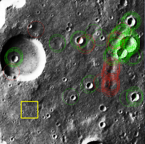 Crater Detection Image