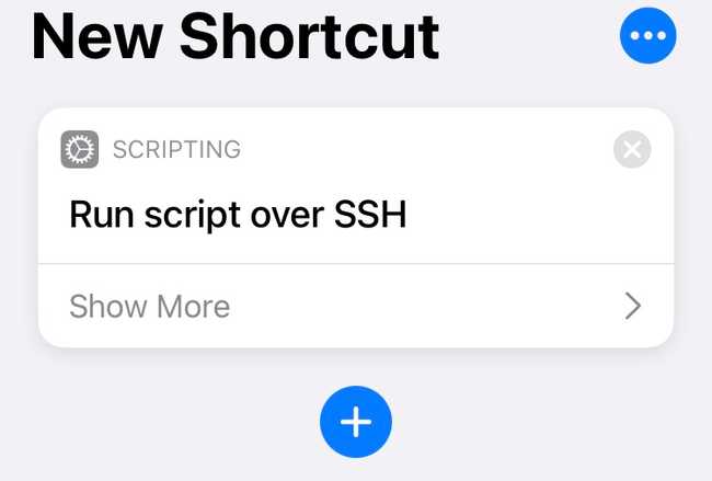 Run Script Over SSH Action